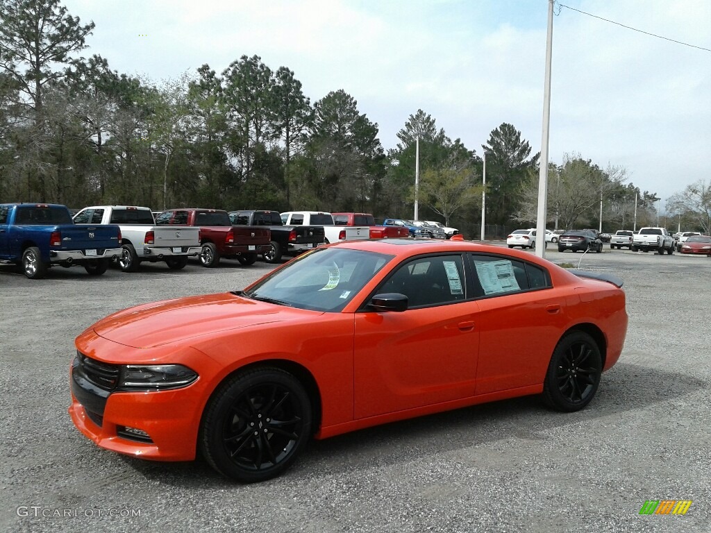 Go Mango Dodge Charger