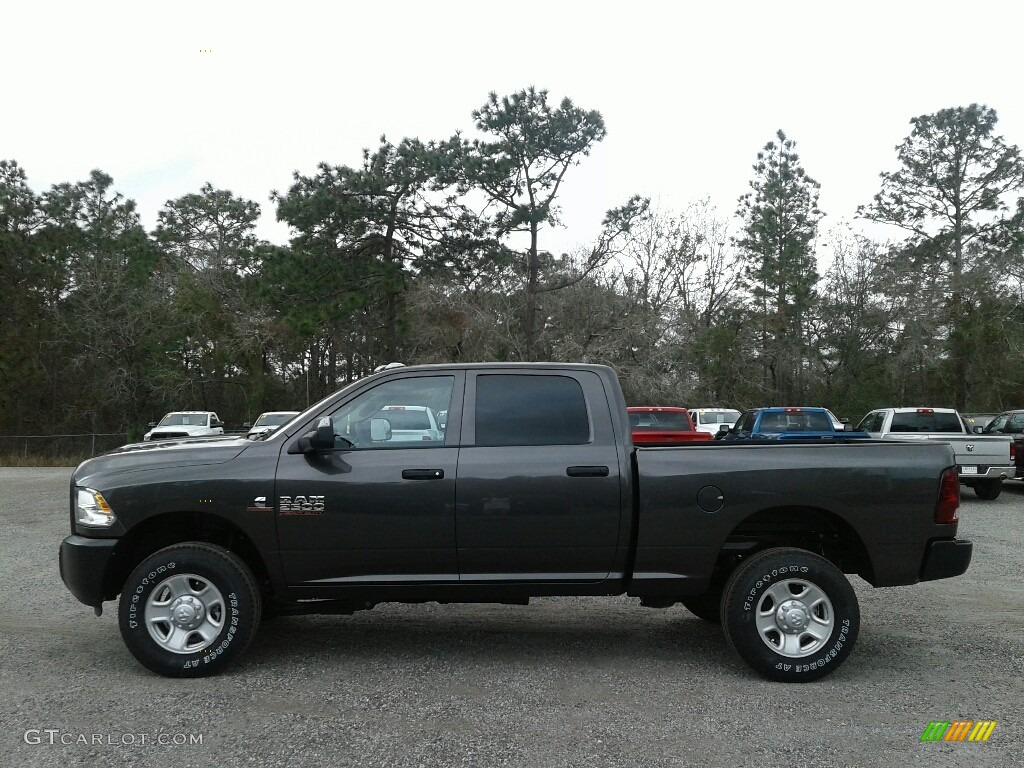 2018 2500 Tradesman Crew Cab 4x4 - Granite Crystal Metallic / Black/Diesel Gray photo #2