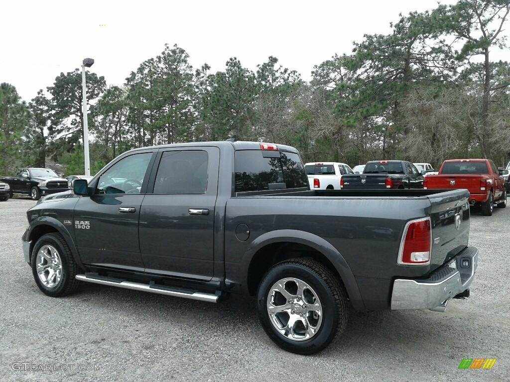 2018 1500 Laramie Crew Cab - Granite Crystal Metallic / Black photo #3