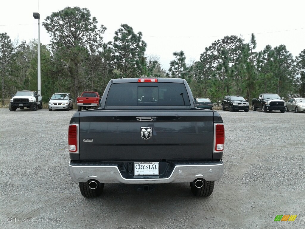 2018 1500 Laramie Crew Cab - Granite Crystal Metallic / Black photo #4