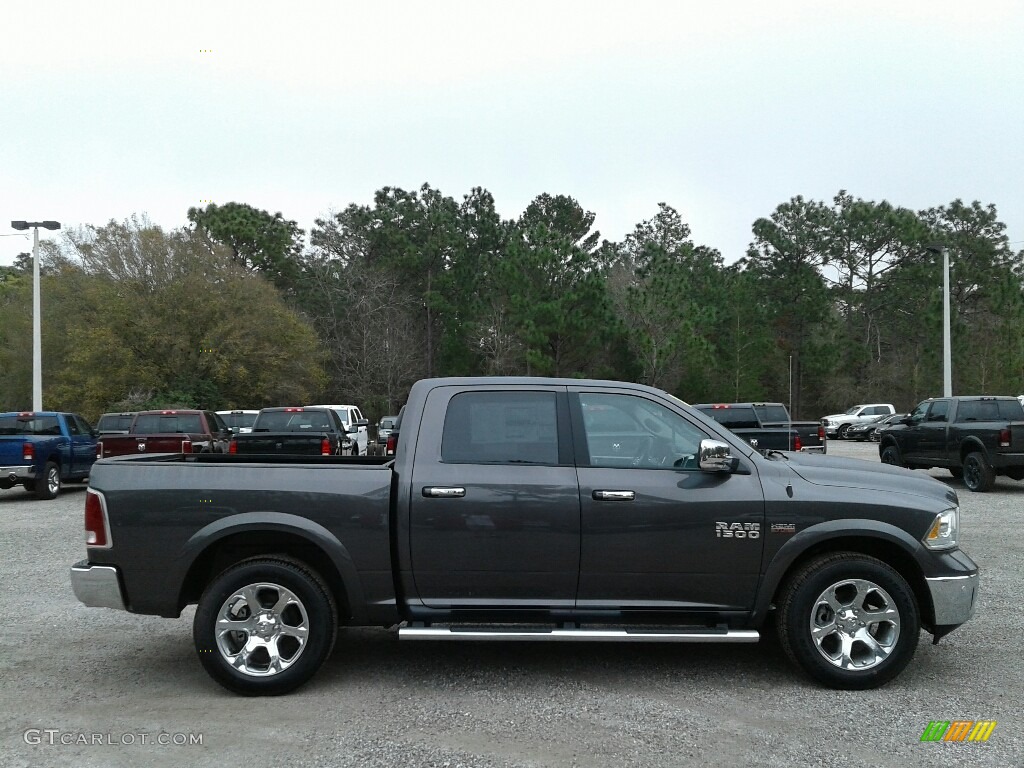 2018 1500 Laramie Crew Cab - Granite Crystal Metallic / Black photo #6