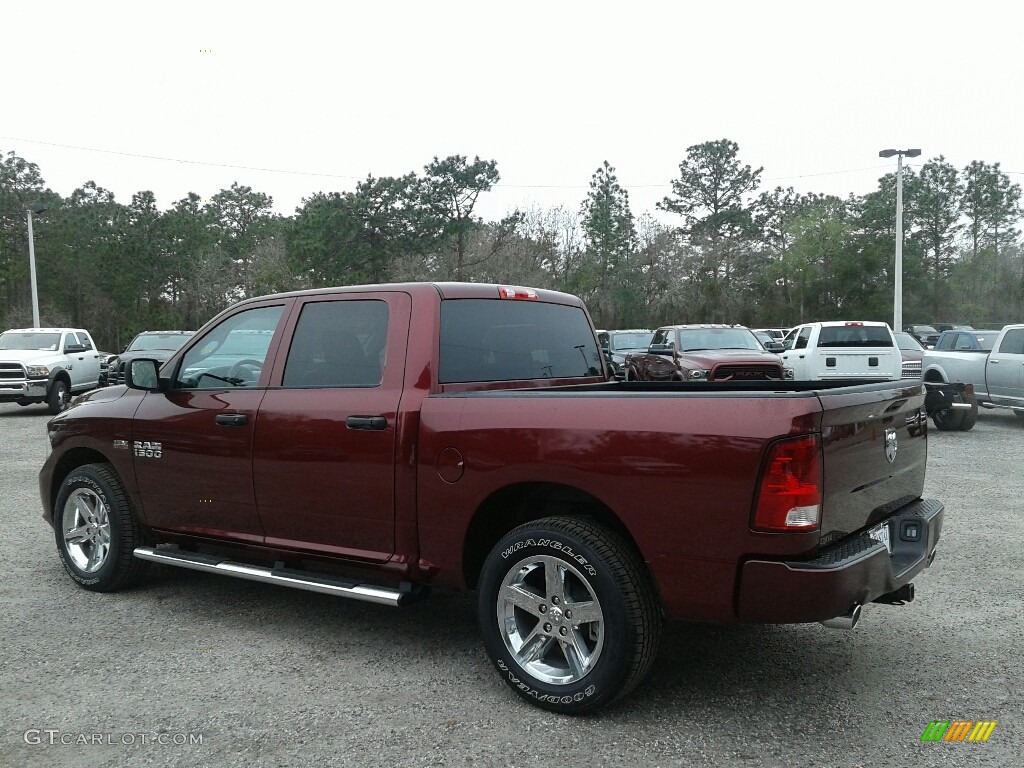 2018 1500 Express Crew Cab - Delmonico Red Pearl / Black/Diesel Gray photo #3