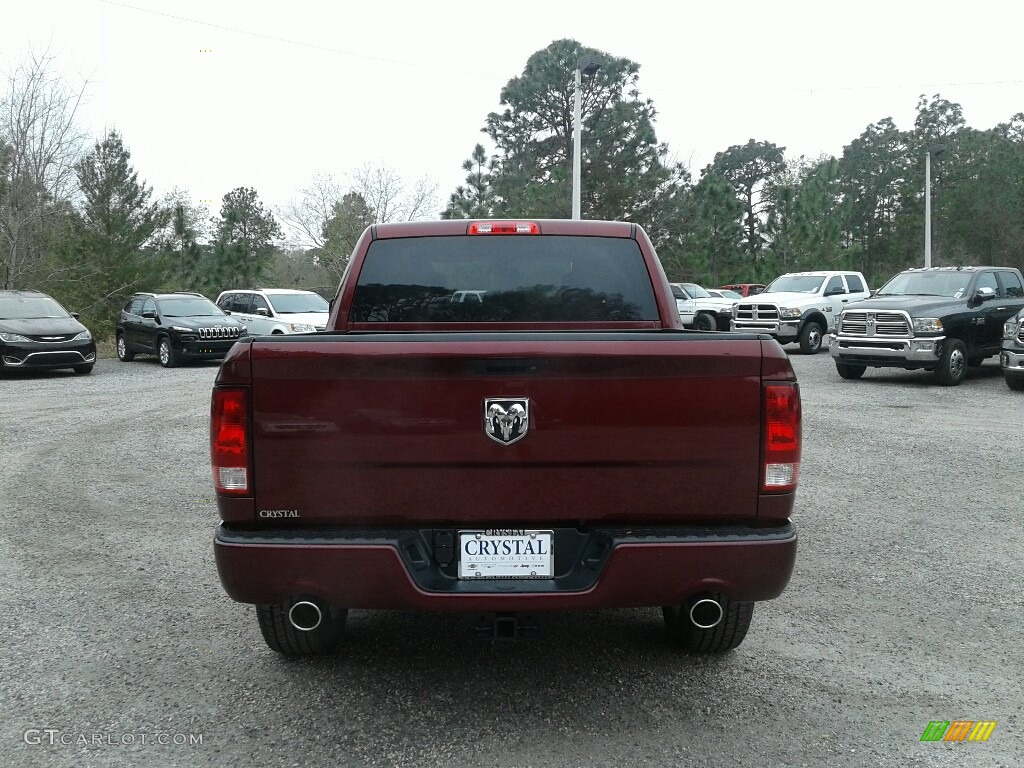 2018 1500 Express Crew Cab - Delmonico Red Pearl / Black/Diesel Gray photo #4
