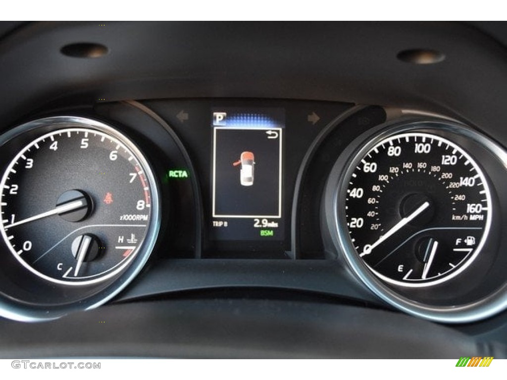 2018 Camry SE - Predawn Gray Mica / Black photo #28