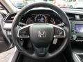 Black 2017 Honda Civic LX Sedan Steering Wheel