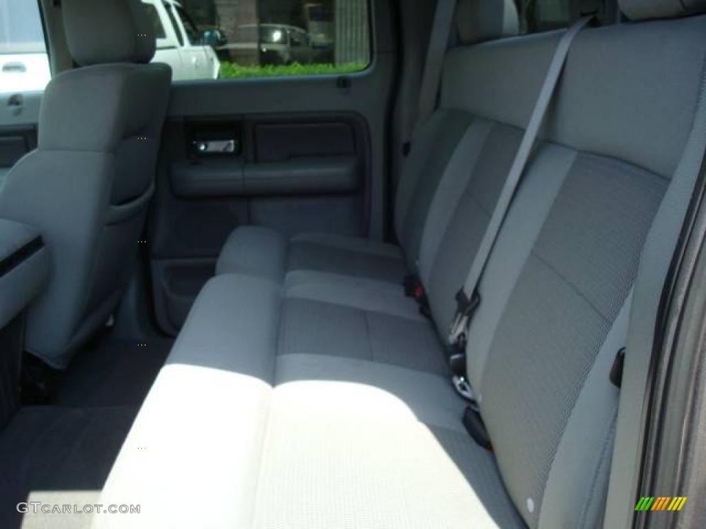 2004 F150 XLT SuperCrew 4x4 - Dark Shadow Grey Metallic / Dark Flint photo #8