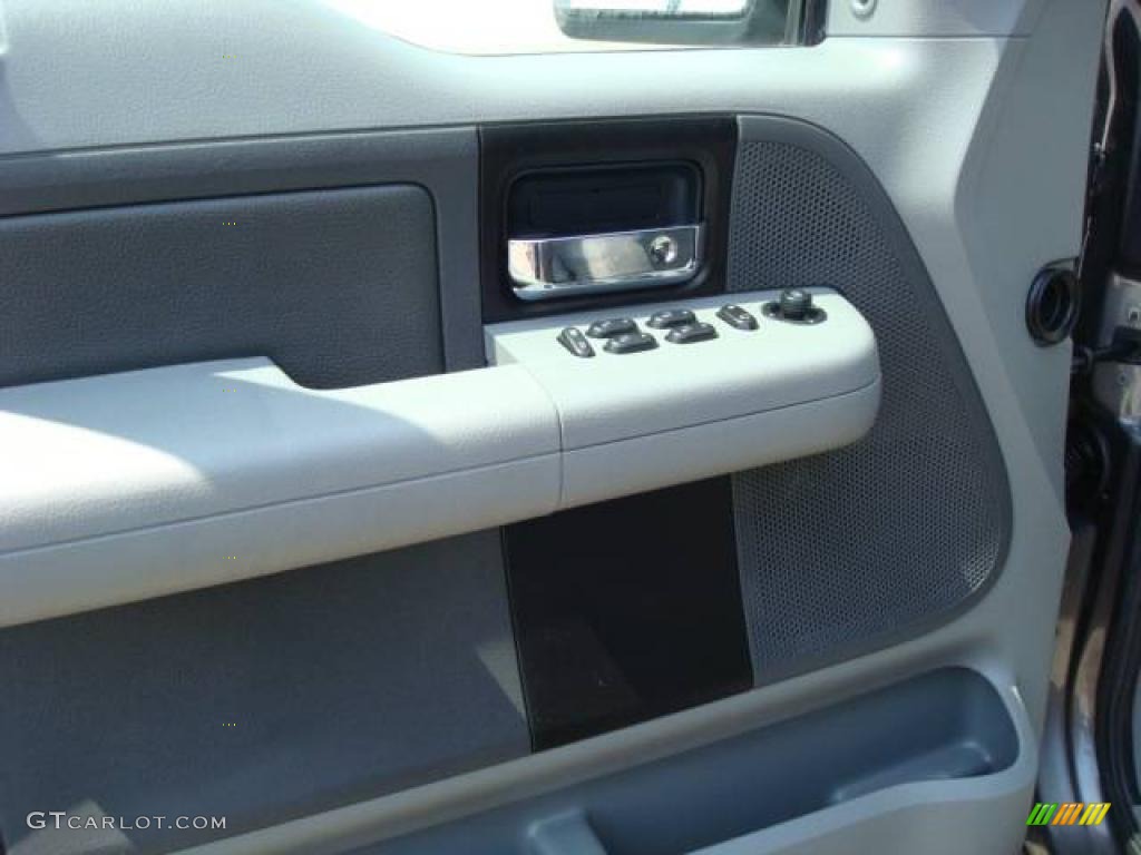 2004 F150 XLT SuperCrew 4x4 - Dark Shadow Grey Metallic / Dark Flint photo #15