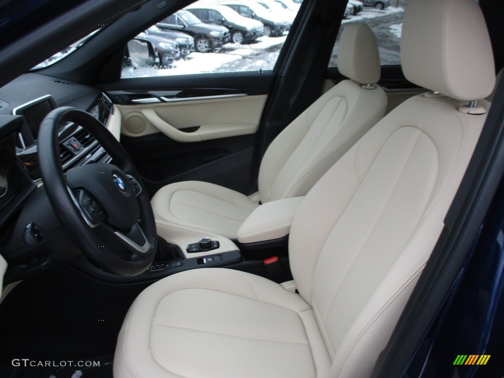 2017 X1 xDrive28i - Mediterranean Blue Metallic / Canberra Beige photo #13