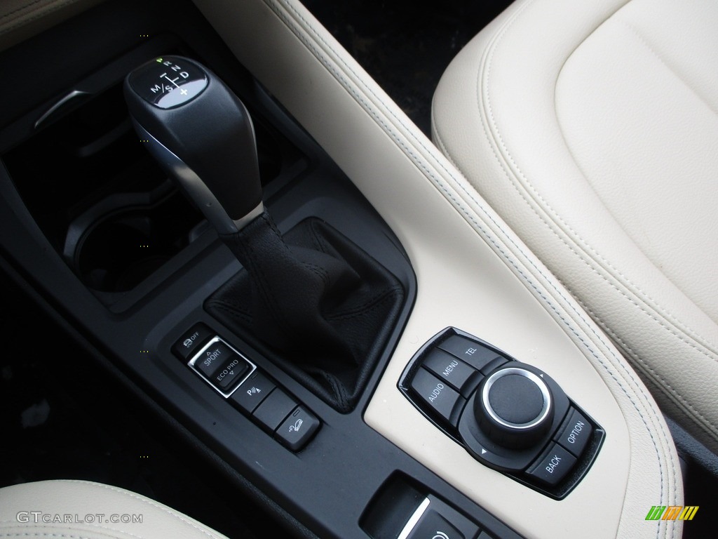 2017 X1 xDrive28i - Mediterranean Blue Metallic / Canberra Beige photo #16