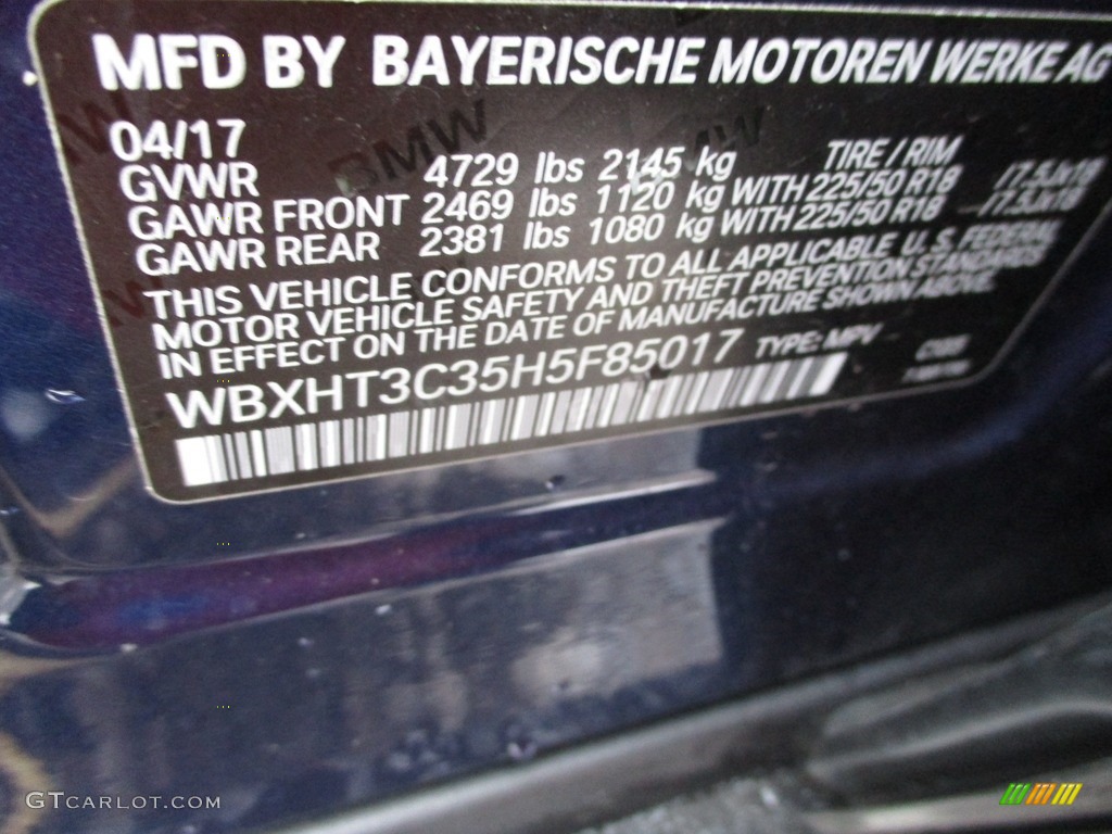 2017 X1 xDrive28i - Mediterranean Blue Metallic / Canberra Beige photo #19