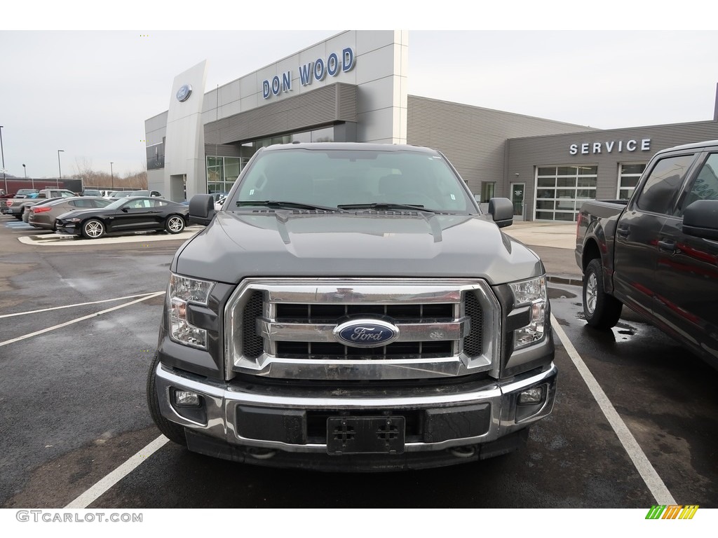 2017 F150 XLT SuperCrew 4x4 - Lithium Gray / Earth Gray photo #2