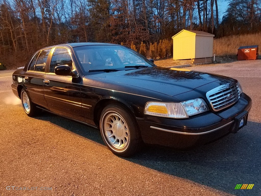 1999 Crown Victoria LX - Black / Light Graphite photo #1