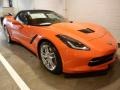 Front 3/4 View of 2018 Corvette Stingray Convertible