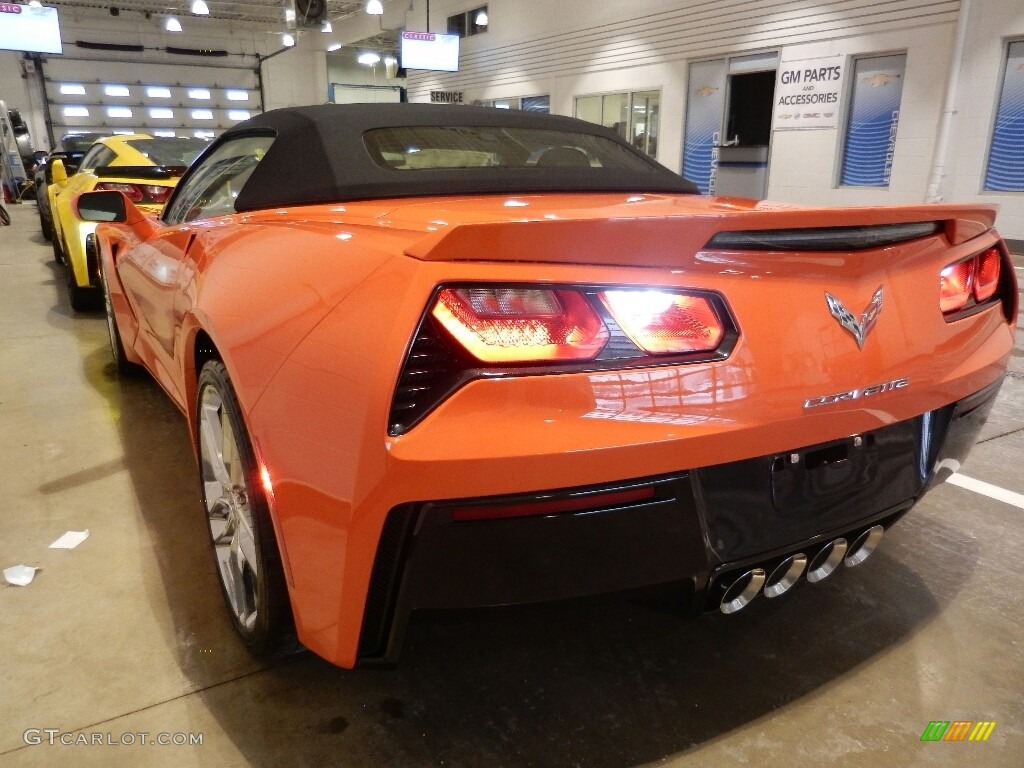 2018 Corvette Stingray Convertible - Sebring Orange Tintcoat / Jet Black photo #4