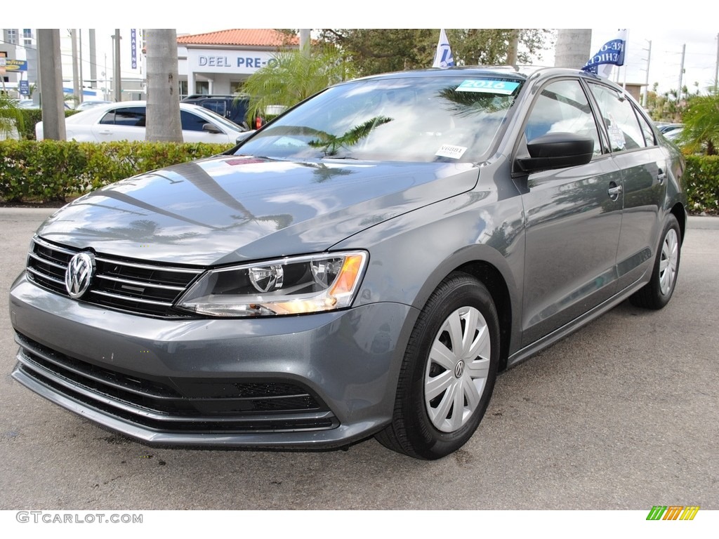 2016 Jetta S - Platinum Grey Metallic / Titan Black photo #5