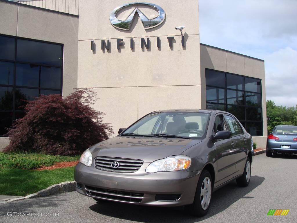 2004 Corolla CE - Moonshadow Gray Metallic / Light Gray photo #1