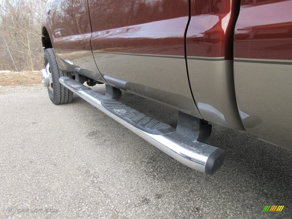 2007 F350 Super Duty Lariat Crew Cab 4x4 Dually - Dark Copper Metallic / Tan photo #12