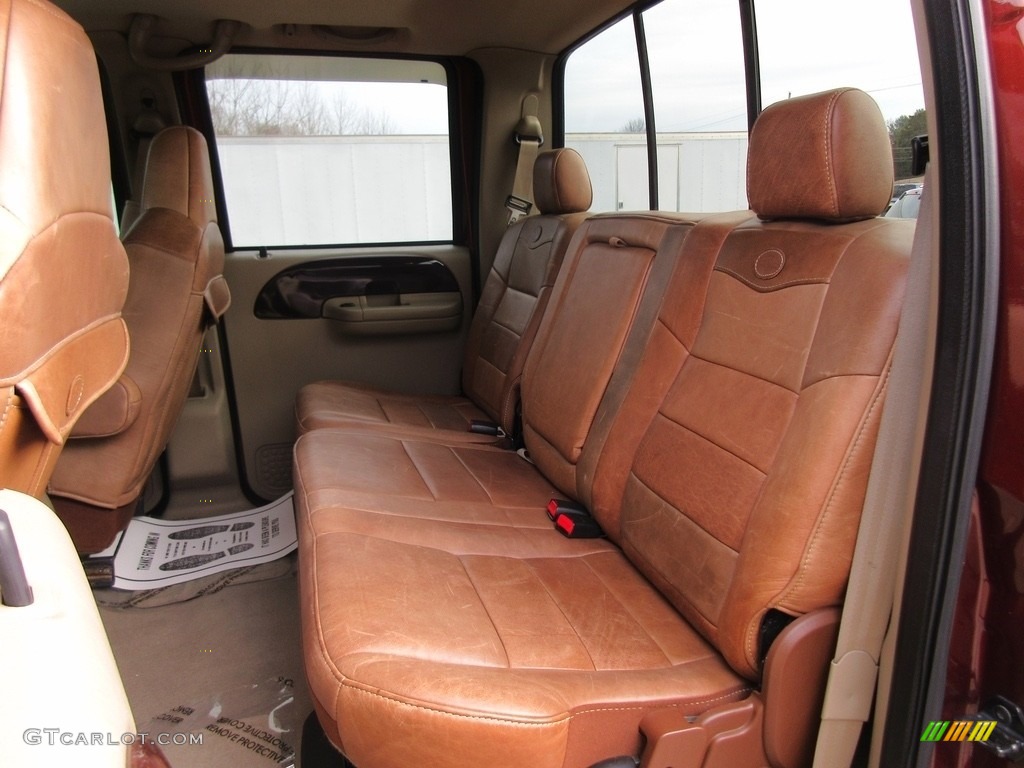 2007 F350 Super Duty Lariat Crew Cab 4x4 Dually - Dark Copper Metallic / Tan photo #21