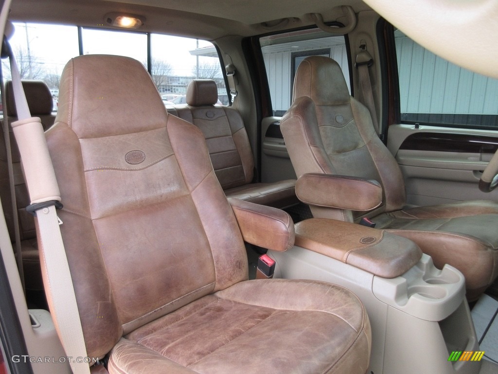 2007 F350 Super Duty Lariat Crew Cab 4x4 Dually - Dark Copper Metallic / Tan photo #23