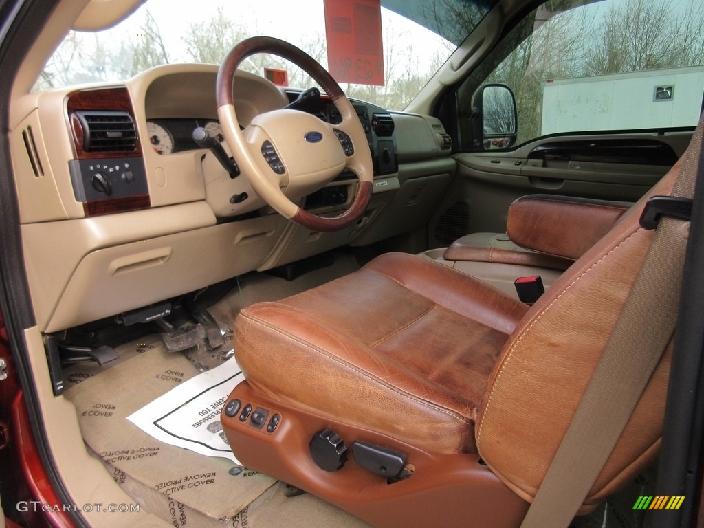 2007 F350 Super Duty Lariat Crew Cab 4x4 Dually - Dark Copper Metallic / Tan photo #30