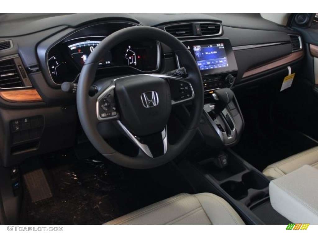 2018 CR-V EX - White Diamond Pearl / Ivory photo #23