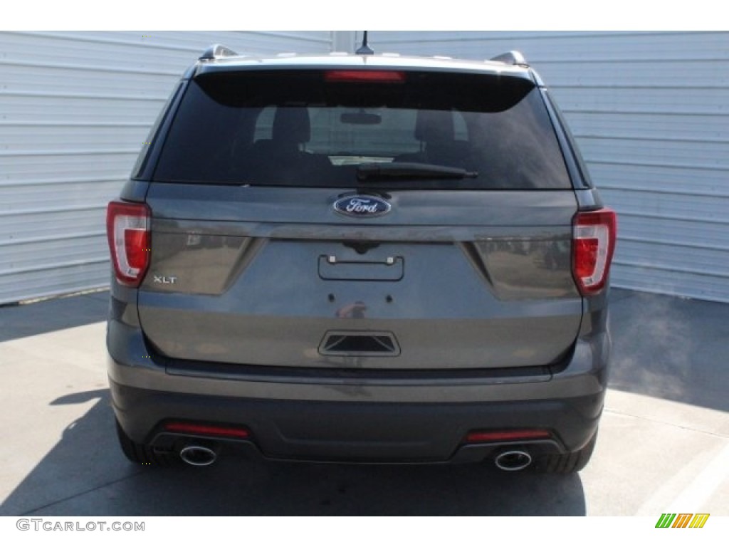 2018 Explorer XLT - Magnetic Metallic / Ebony Black photo #8