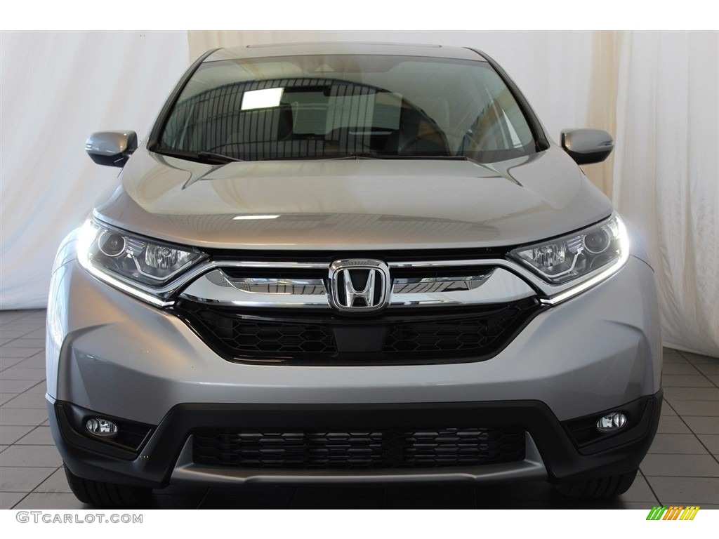 2018 CR-V EX - Lunar Silver Metallic / Gray photo #4