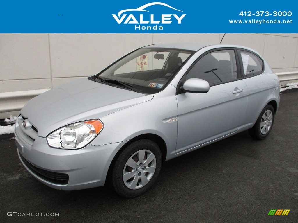 Platinum Silver Hyundai Accent