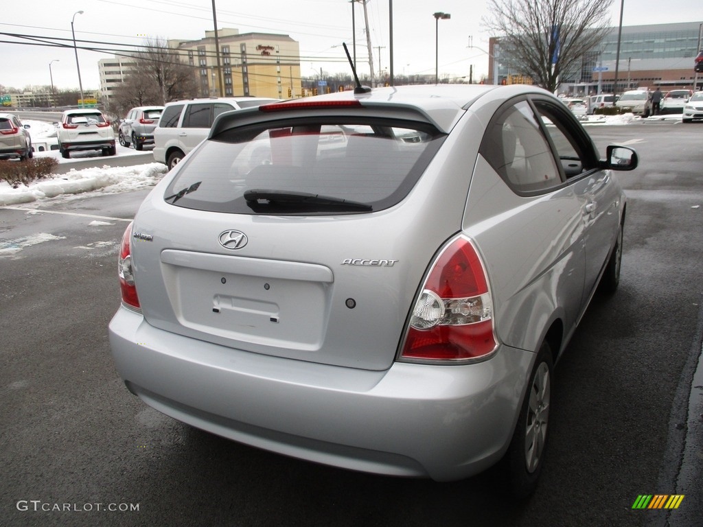 2010 Accent GS 3 Door - Platinum Silver / Black photo #5
