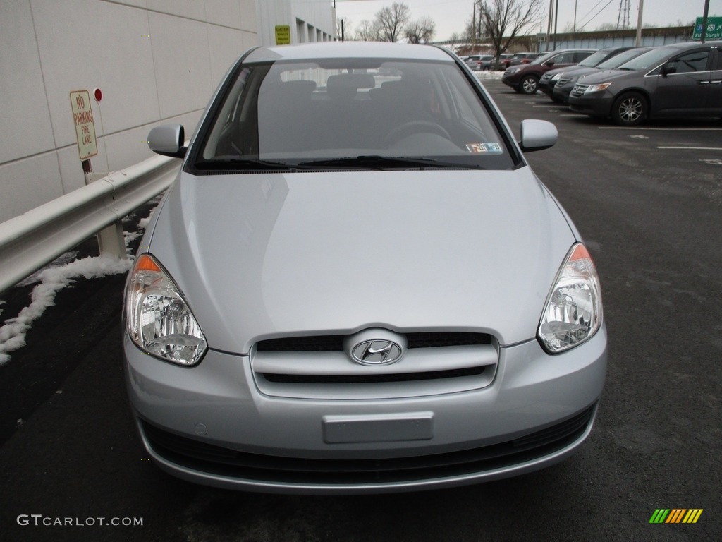 2010 Accent GS 3 Door - Platinum Silver / Black photo #8