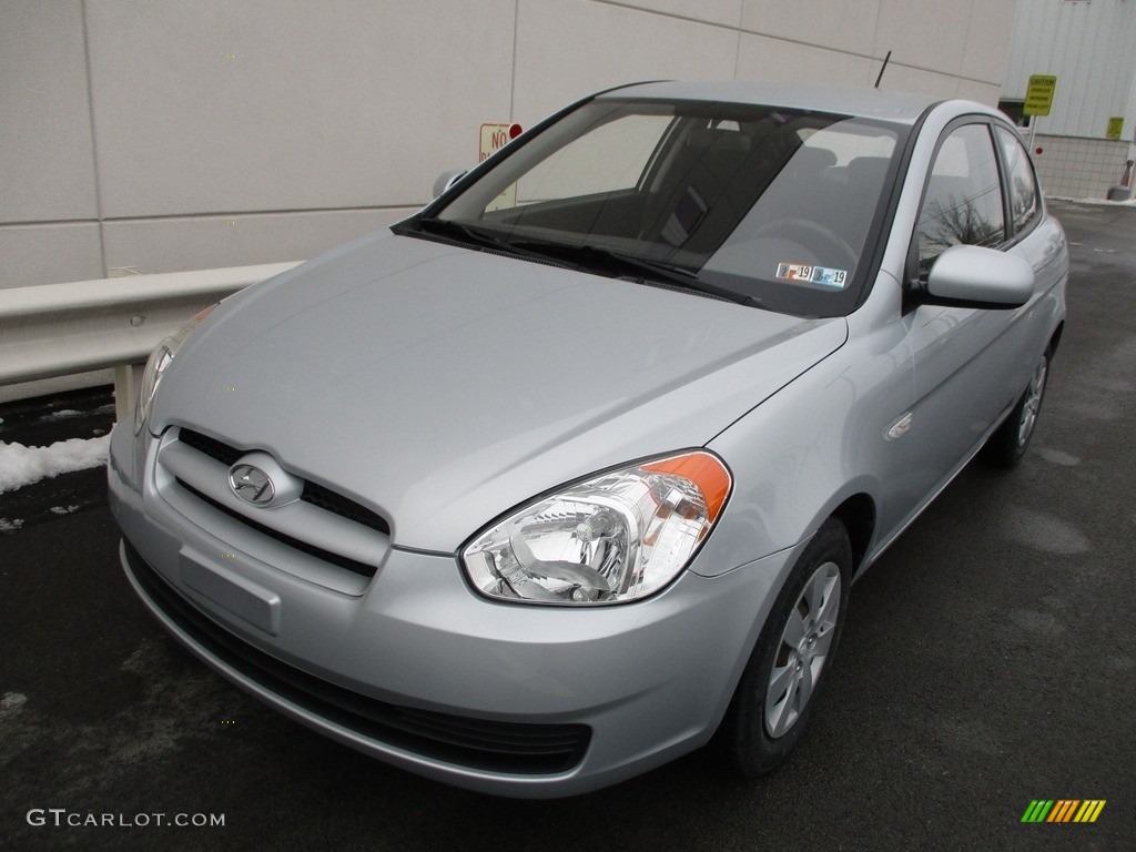 2010 Accent GS 3 Door - Platinum Silver / Black photo #9