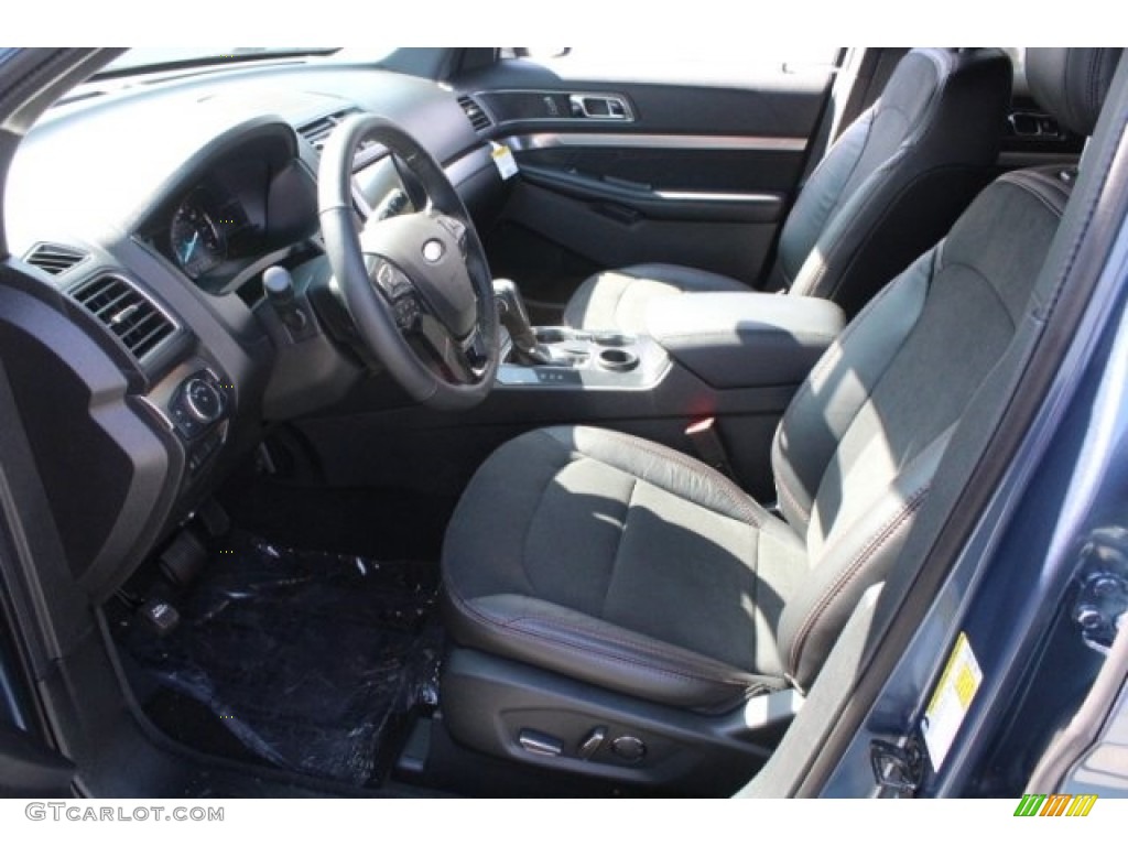 2018 Explorer XLT - Blue Metallic / Ebony Black photo #14
