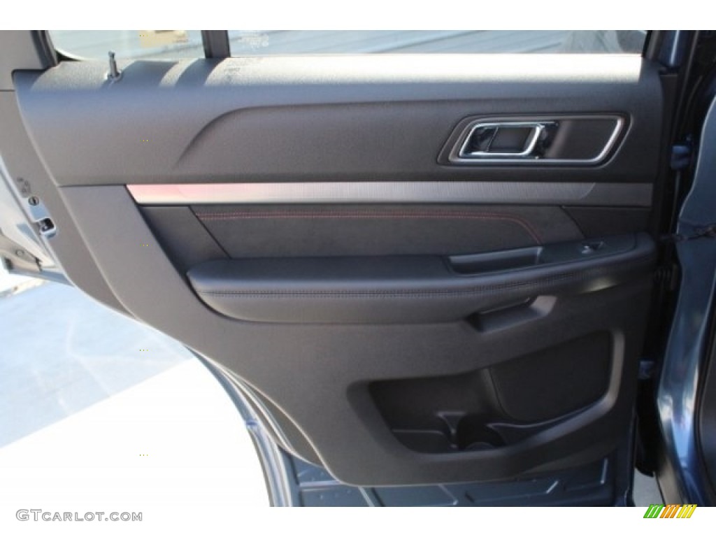 2018 Explorer XLT - Blue Metallic / Ebony Black photo #25