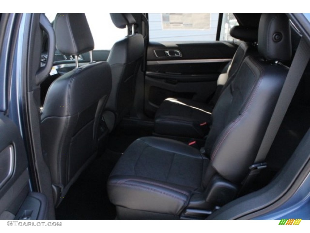 2018 Explorer XLT - Blue Metallic / Ebony Black photo #26