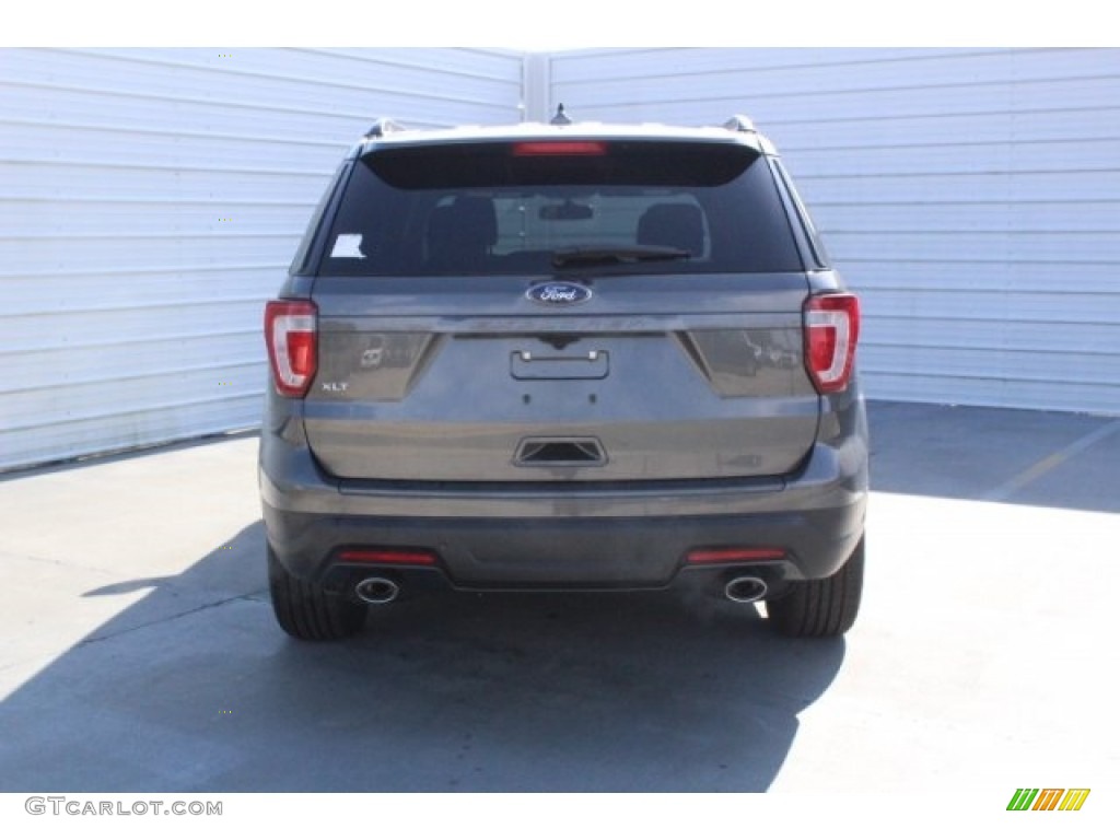 2018 Explorer XLT - Magnetic Metallic / Ebony Black photo #7