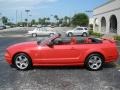2007 Torch Red Ford Mustang GT Premium Convertible  photo #2