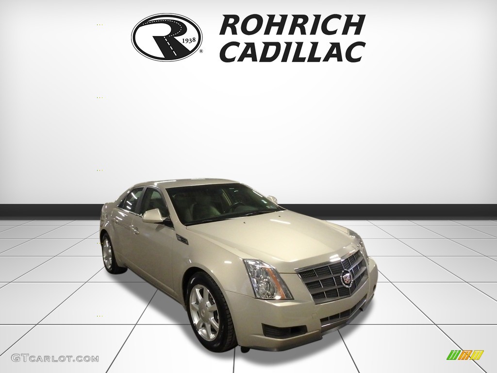 2009 CTS 4 AWD Sedan - Gold Mist / Cashmere/Cocoa photo #7