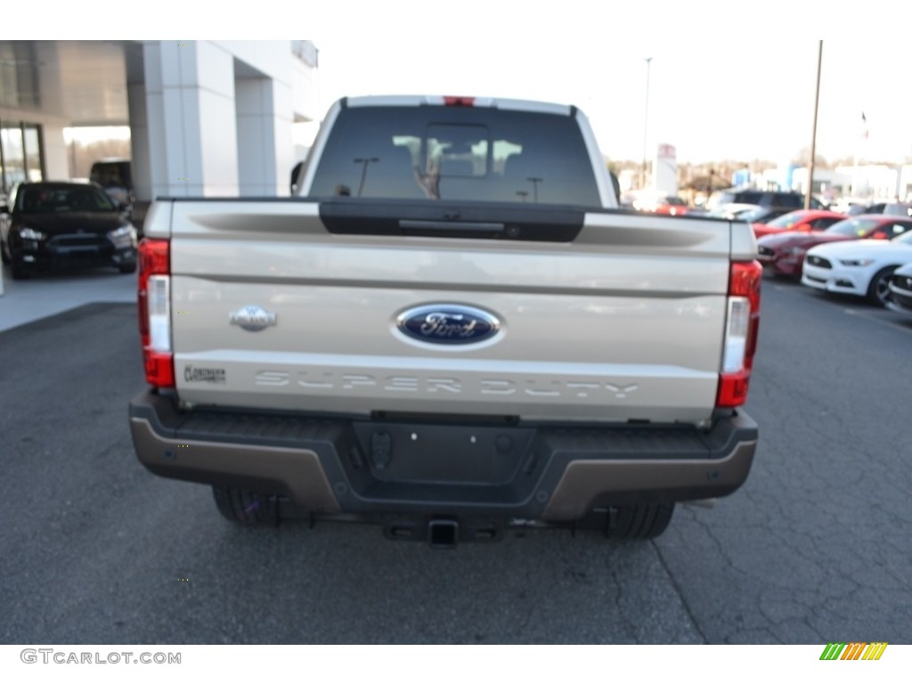 2017 F250 Super Duty King Ranch Crew Cab 4x4 - White Gold / King Ranch Mesa Antique Java photo #4