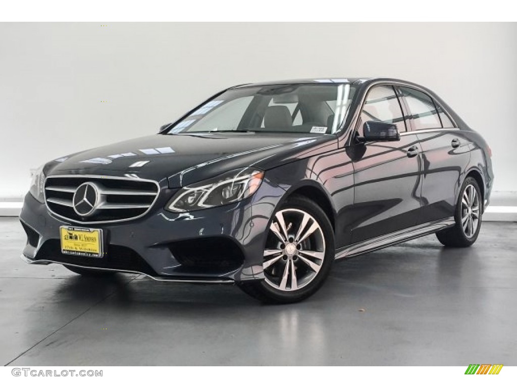 2016 E 250 Bluetec Sedan - Indigo Blue Metallic / Crystal Grey/Black photo #12