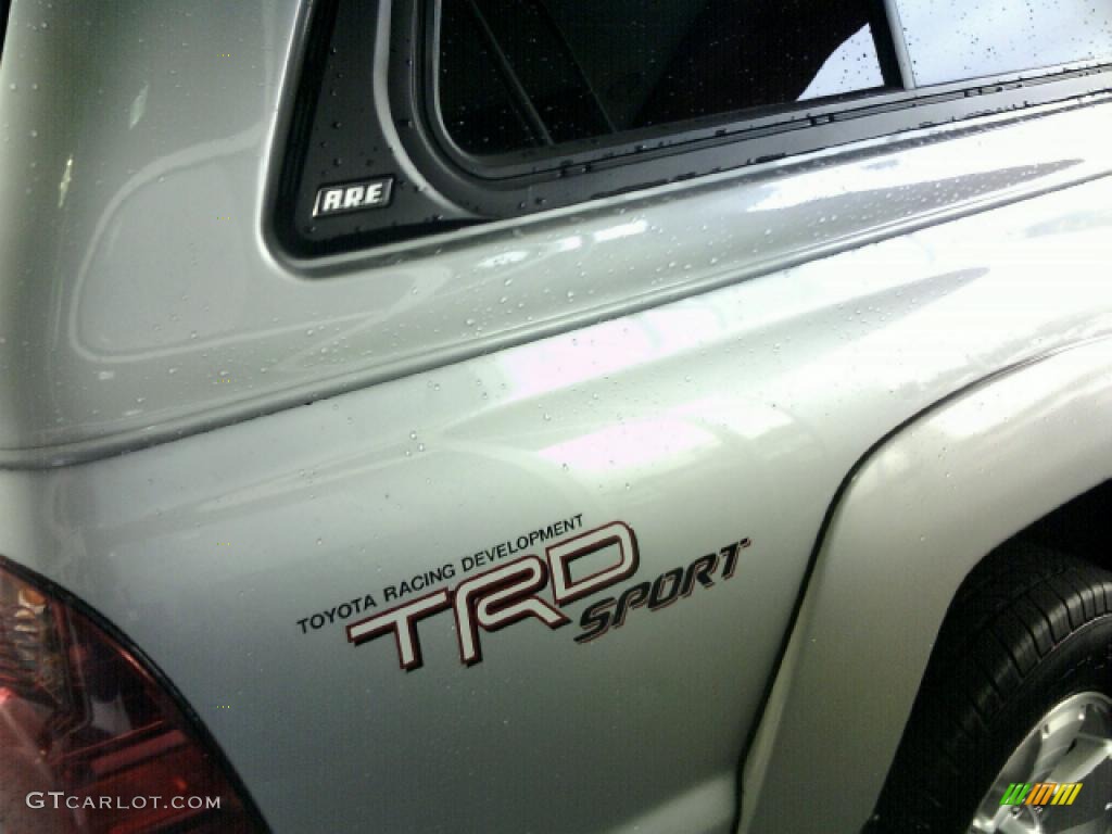 2005 Tacoma V6 TRD Sport Double Cab 4x4 - Silver Streak Mica / Graphite Gray photo #25