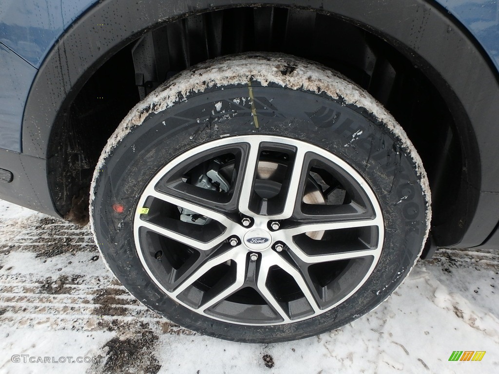 2018 Explorer Sport 4WD - Blue Metallic / Ebony Black photo #2