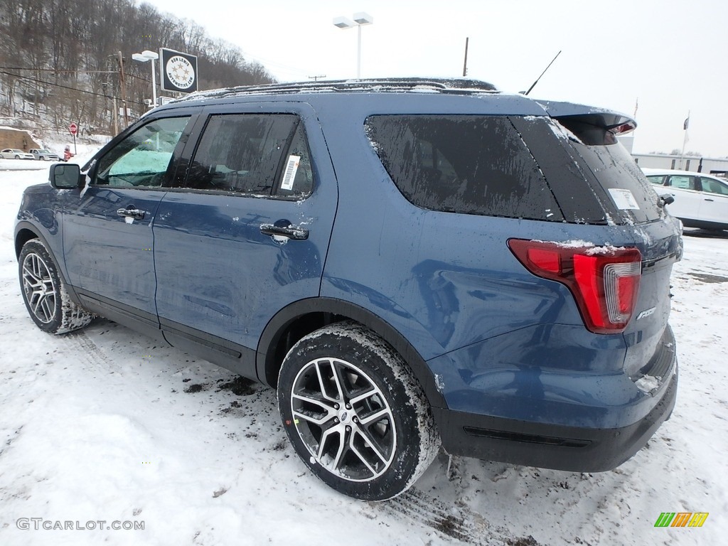 2018 Explorer Sport 4WD - Blue Metallic / Ebony Black photo #5