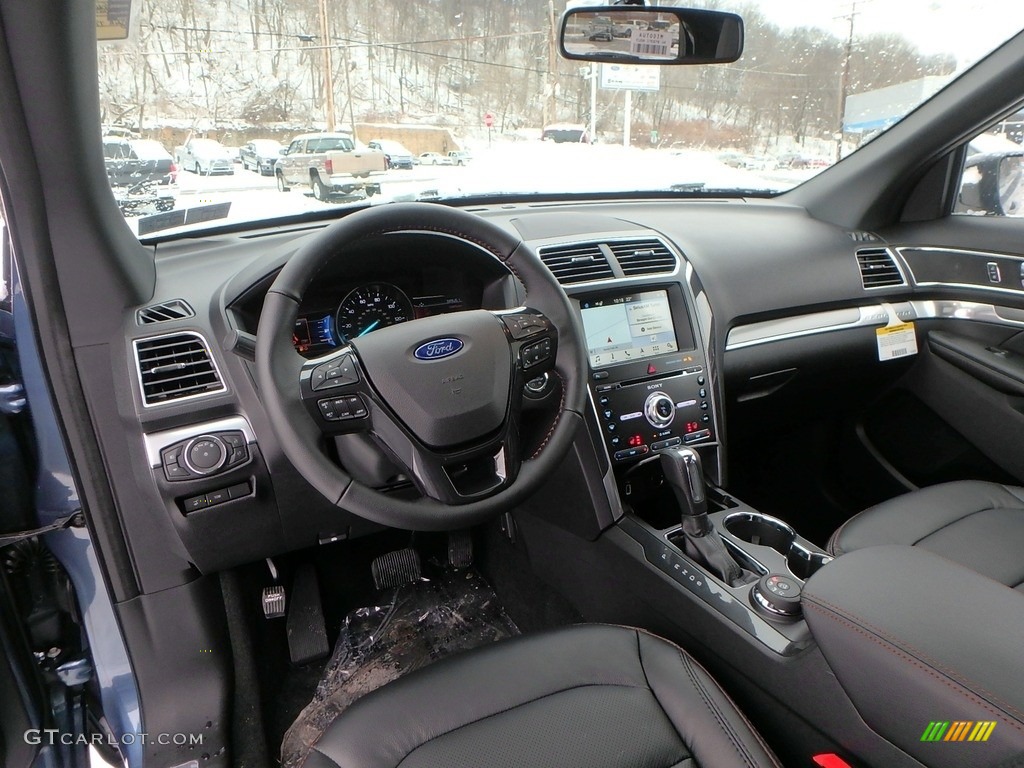 2018 Explorer Sport 4WD - Blue Metallic / Ebony Black photo #13