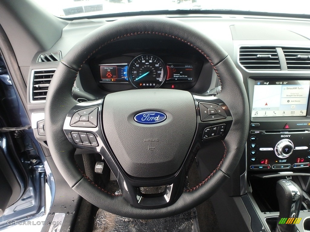2018 Explorer Sport 4WD - Blue Metallic / Ebony Black photo #16