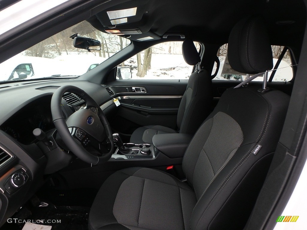 2018 Explorer XLT 4WD - Oxford White / Ebony Black photo #11