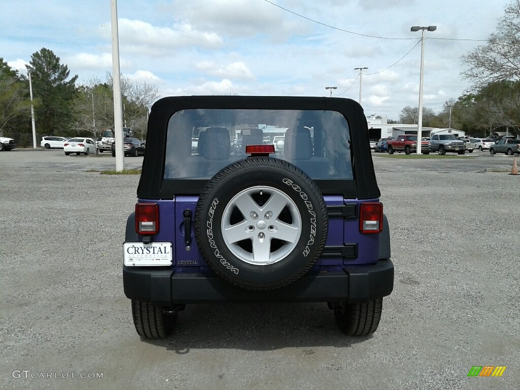 2018 Wrangler Sport 4x4 - Xtreme Purple Pearl / Black photo #4