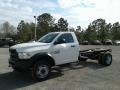 2018 Bright White Ram 4500 Tradesman Regular Cab 4x4 Chassis  photo #1