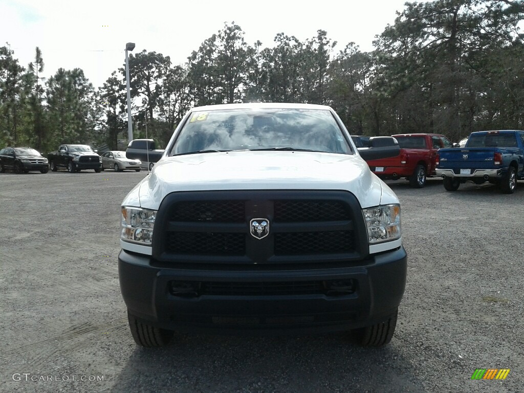 2018 3500 Tradesman Crew Cab 4x4 - Bright White / Black/Diesel Gray photo #8