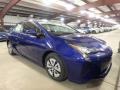 2018 Blue Crush Metallic Toyota Prius Three #125373575