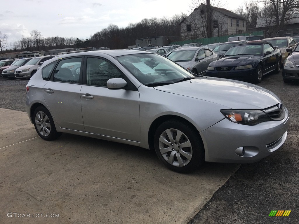 2011 Impreza 2.5i Wagon - Spark Silver Metallic / Carbon Black photo #7